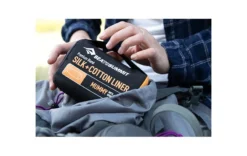 Sea To Summit Travel Liner Soie + Coton -Hilleber Camping Magasin drap de sac sea to summit silk cotton liner