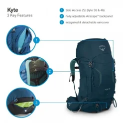 Osprey Kyte 46 -Hilleber Camping Magasin sac a dos osprey kyte 46 15