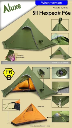 Luxe Outdoor Sil Hexpeak F6e -Hilleber Camping Magasin sil hexpeak f6e luxe outdoor