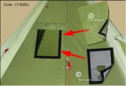 Luxe Outdoor Megahorn III -Hilleber Camping Magasin tente luxe outdoor megahorn iii