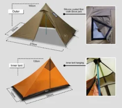 Luxe Outdoor Mini Peak XL -Hilleber Camping Magasin tipi luxe outdoor mini peak xl 03